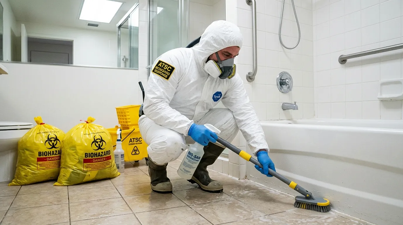 Decontamination equipment deployed for Blood Cleanup in Olivette